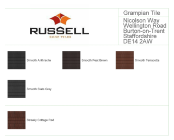 Revit, BIM, Download, Free, Components, object, Russell, Roof, Tiles, Grampian, Smooth, Streaky