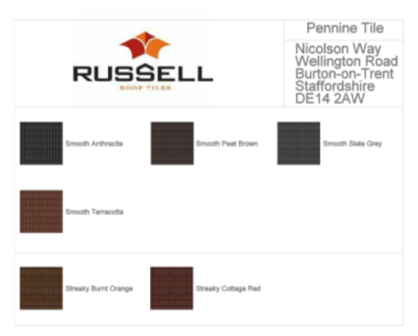 Revit, BIM, Download, Free, Components, object, Russell, Roof, Tiles, Pennine, Smooth, Streaky