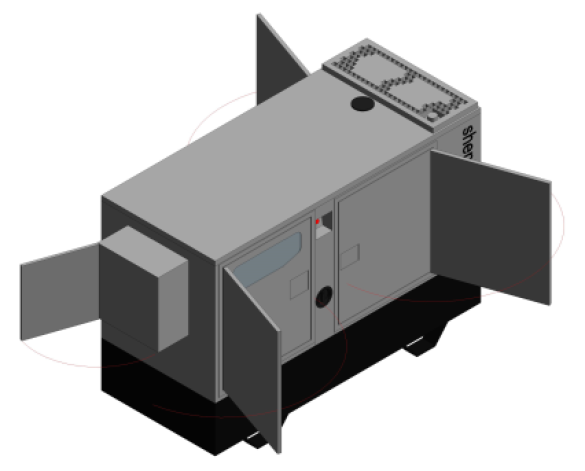 Revit, BIM, Store, Components, Architecture, Object,Free,Download,canopy,generator,group,heat,indoor,mechanical,packaged,power,series,shenton,unit,house,powerhouse,PHG,T85,T80,T65,T70,T62,T60,T55,doosan,perkins,iveco,volvo,diesel,1,248,kVA, powered, prime, standby,
