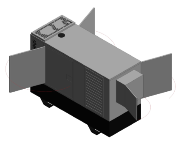 Revit, BIM, Store, Components, Architecture, Object,Free,Download,canopy,generator,group,heat,indoor,mechanical,packaged,power,series,shenton,unit,house,powerhouse,PHG,T87,T88,T105,T100,T110,T125,T135,T140,doosan,perkins,iveco,volvo,diesel,1,248,kVA, powered, prime, standby,