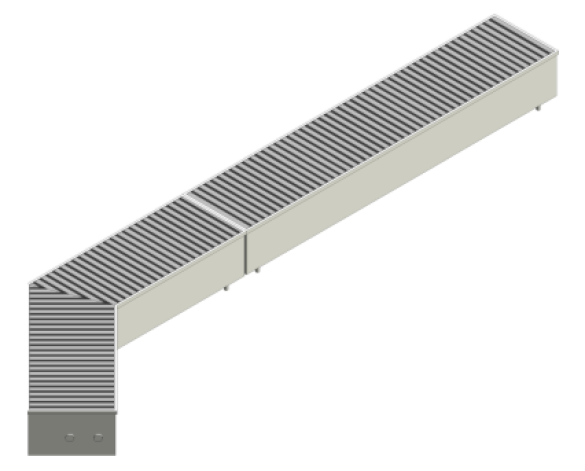 Revit, BIM, Mechanical, Sill, Line, Convector, Warm, Line, Natural, Trench, Heating, Dash, 01, 02, 03, 04, 05, 06