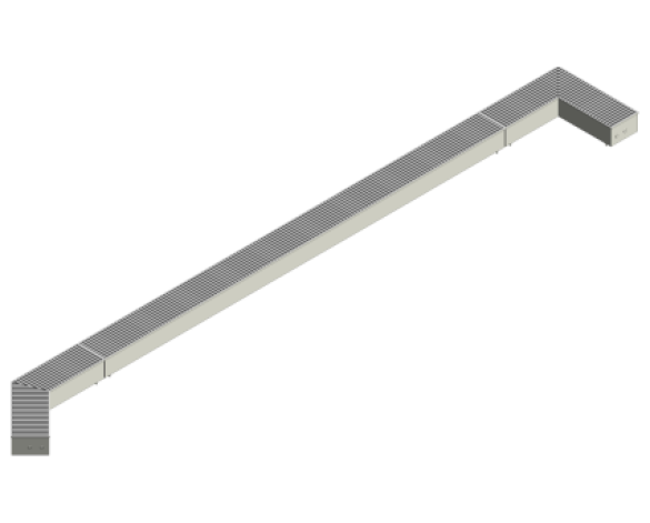 Revit, BIM, Mechanical, Sill, Line, Convector, Warm, Line, Natural, Trench, Heating, Dash, 01, 02, 03, 04, 05, 06