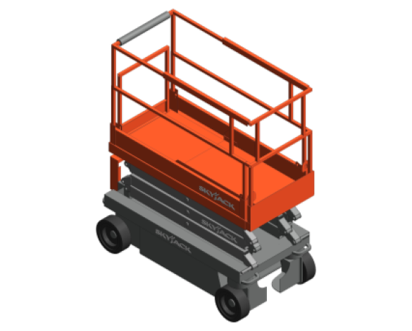 Revit, BIM, Download, Free, Components, Object, Speedy, Hire, Services, Site, Building, Equipment, 14, SKYJACK, Access, Platform, SJ3219