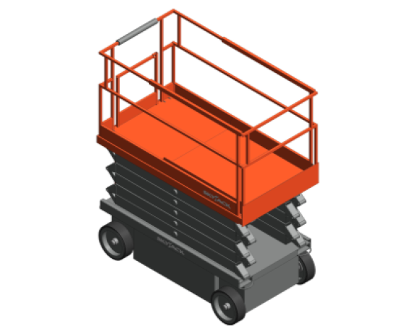 Revit, BIM, Download, Free, Components, Object, Speedy, Hire, Services, Site, Building, Equipment, 14, SKYJACK, Access, Platform, SJ6832