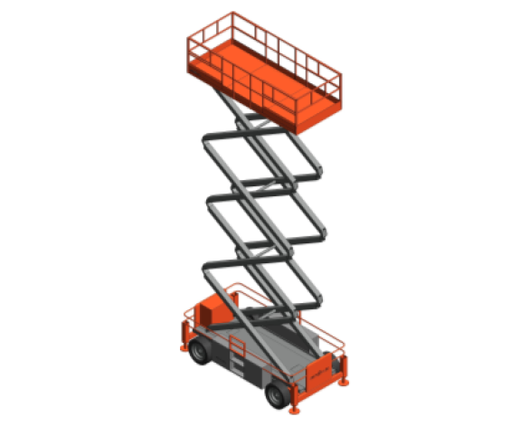 Revit, BIM, Download, Free, Components, Object, Speedy, Hire, Services, Site, Building, Equipment, 14, SKYJACK, Access, Platform, SJ9241, SJ9250RT, Rough, Terrain