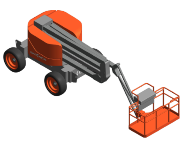 Revit, BIM, Download, Free, Components, Object, Services, Site, Building, Equipment, 16, SKYJACK, Access, Platform, Boom, Lift, Articulating, SJ46, AJ,