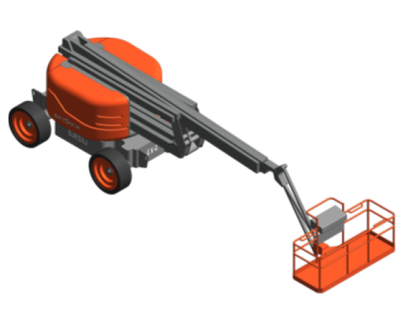 Revit, BIM, Download, Free, Components, Object, Services, Site, Building, Equipment, 16, SKYJACK, Access, Platform, Boom, Lift, Articulating, SJ63, AJ,