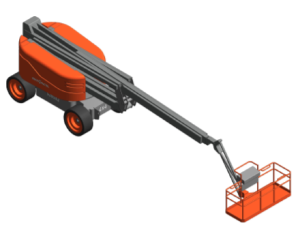 Revit, BIM, Download, Free, Components, Object, Services, Site, Building, Equipment, 16, SKYJACK, Access, Platform, Boom, Lift, Articulating, SJ85, AJ,