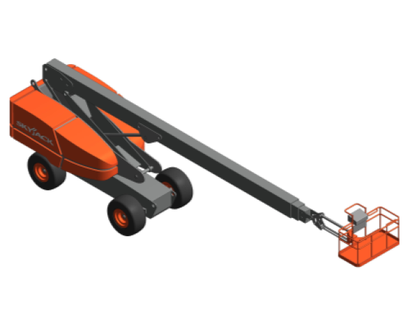 Revit, BIM, Download, Free, Components, Object, Site, Building, Equipment, 16, SKYJACK, Access, Platform, Telescopic, Boom, SJ86T