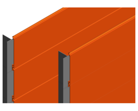 Bim,content,object,component,BIM, Store, Revit,original,high,quality, Sotech,Optima,XPC,Extruded,Plank,Rainscreen,Cladding,System,External,Facade,flat,face,module,castellated,extruded,aluminium,Carrier,Panel,Interior,Versitile,Exterior,Covering,225mm,2mm, closed, 10mm, open, joint,horizontal
