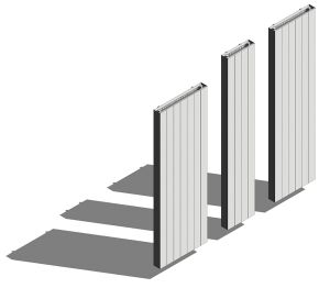 Product: Compact With Style Vertical Radiator