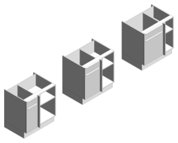 Revit, BIM, Download, Free, Components, object, objects, Symphony, Kitchens, Cabinets, Units, Casework, Drawer, Line, Corner