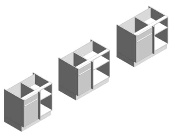 Revit, BIM, Download, Free, Components, object, objects, Symphony, Kitchens, Cabinets, Units, Casework, Drawer, Line, Corner