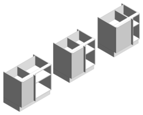 Revit, BIM, Download, Free, Components, object, objects, Symphony, Kitchens, Cabinets, Units, Casework, Full, Height, Corner,