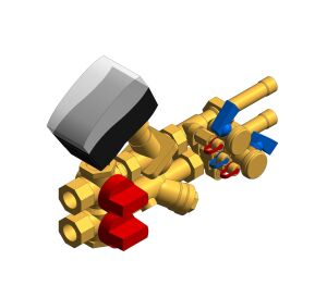 Product: Miniflush 40 BG29 Strainer, 2 x drain