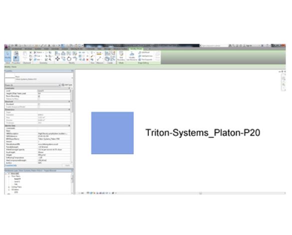 Revit, Bim, Store, Components, Object, 13, Triton, Platon, P20, Membrane, Waterproofing, System