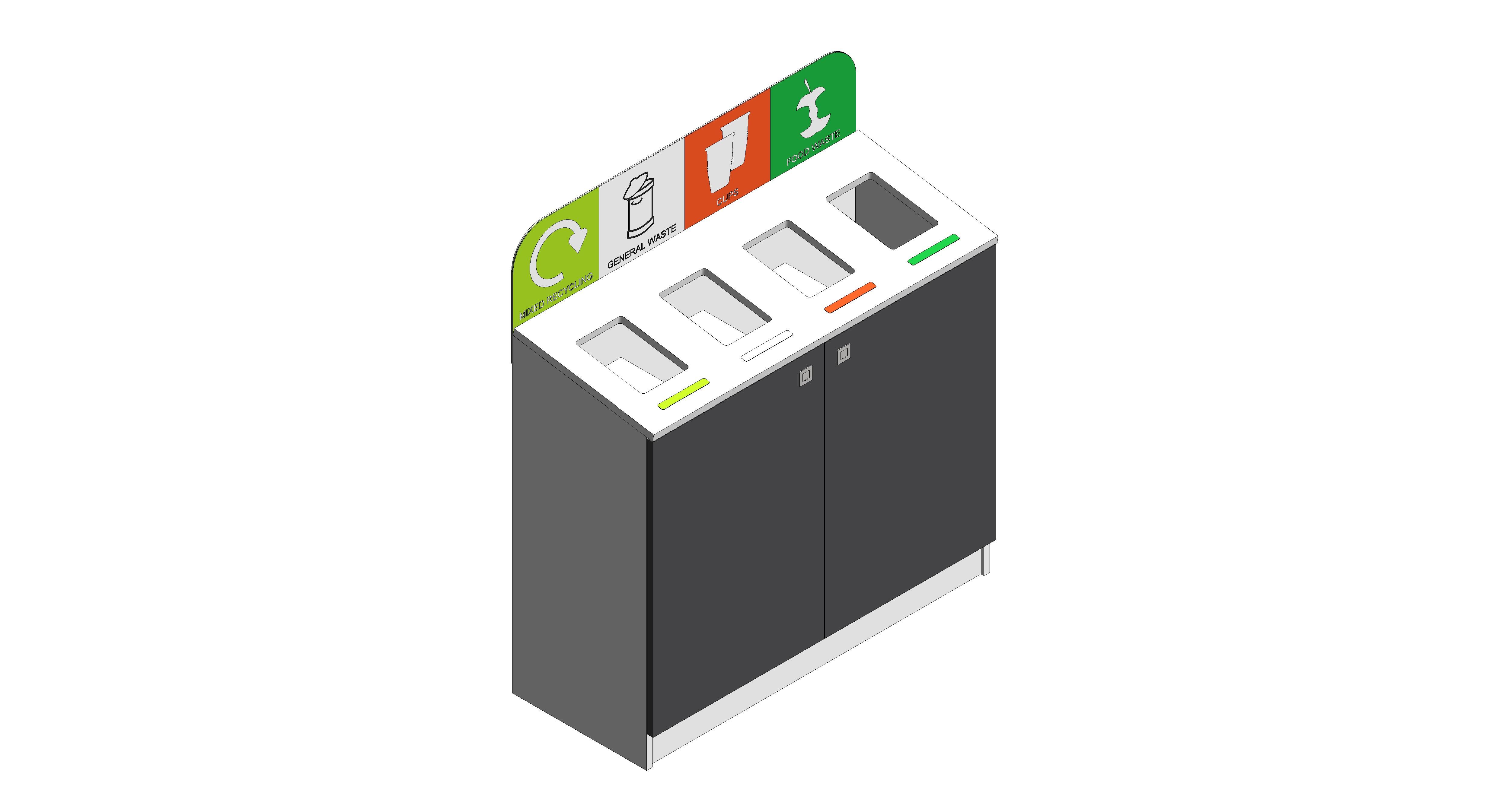 Product: MultiBin Recycling Station