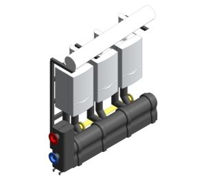 Product: ecoTEC Commercial In-Line Cascading Boiler Rig