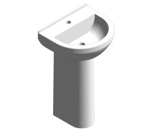 Product:  S50 Pedestal Washbasin - 5313L003-0999 / 5315L003-0156