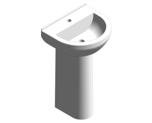 Bim, Content, Object, Component, BIM, Store, Revit, Ideal, Standard, Basins, Water, Bathroom, Vitra, VitrA, Basin, Bath, WC, Pan, Cistern, S20, Recessed, 55cm