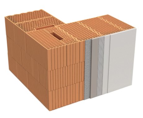 Product: Porotherm Monolithic Clay Block System Plan T175(0.8)