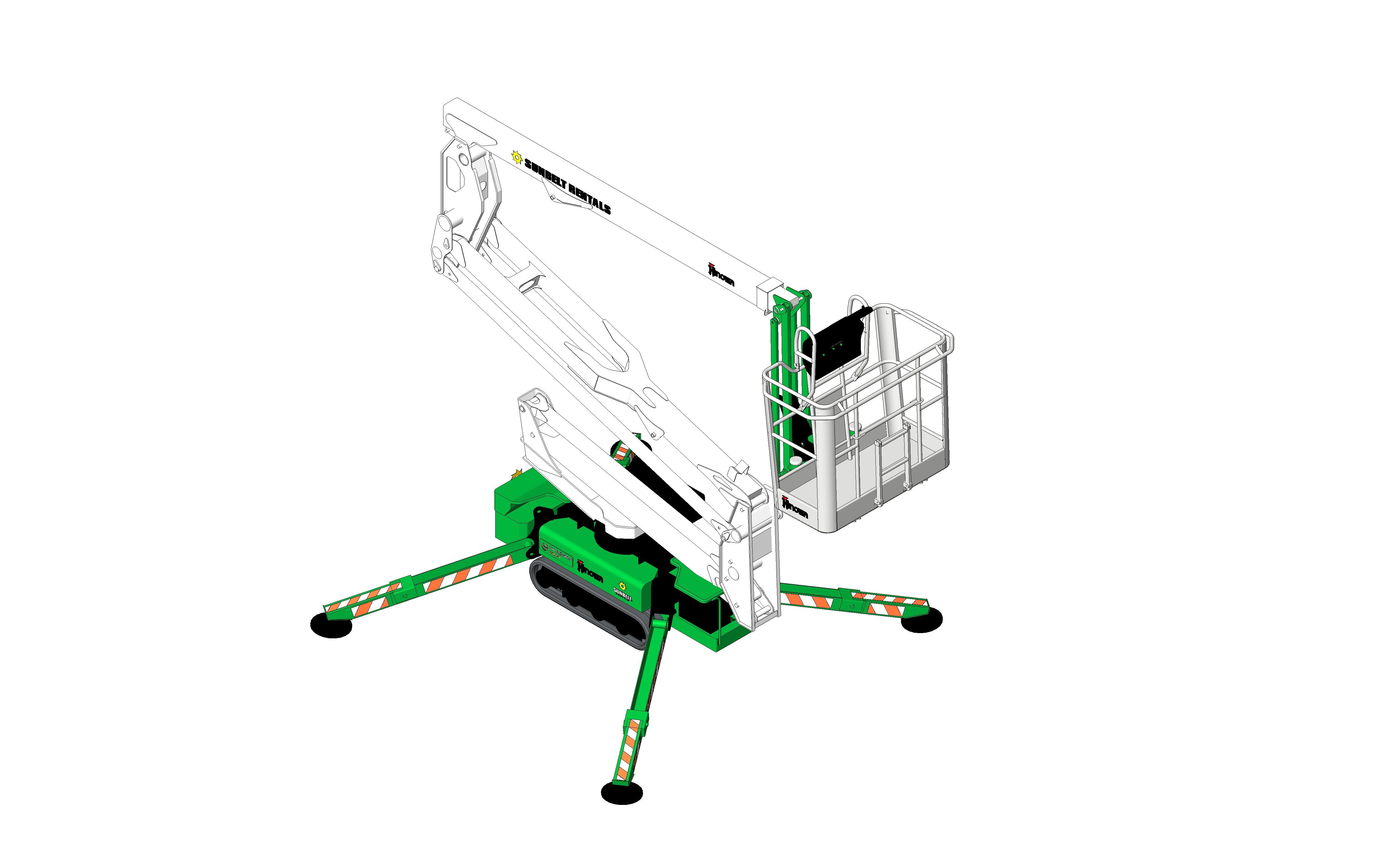 Product: Sunbelt Rentals - Compact Crawler Boom - Hinowa Lightlift 17-75 (Diesel)