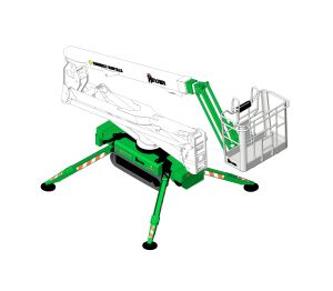 Product: Sunbelt Rentals - Compact Crawler Boom - Hinowa Lightlift 20-10 (Electric)