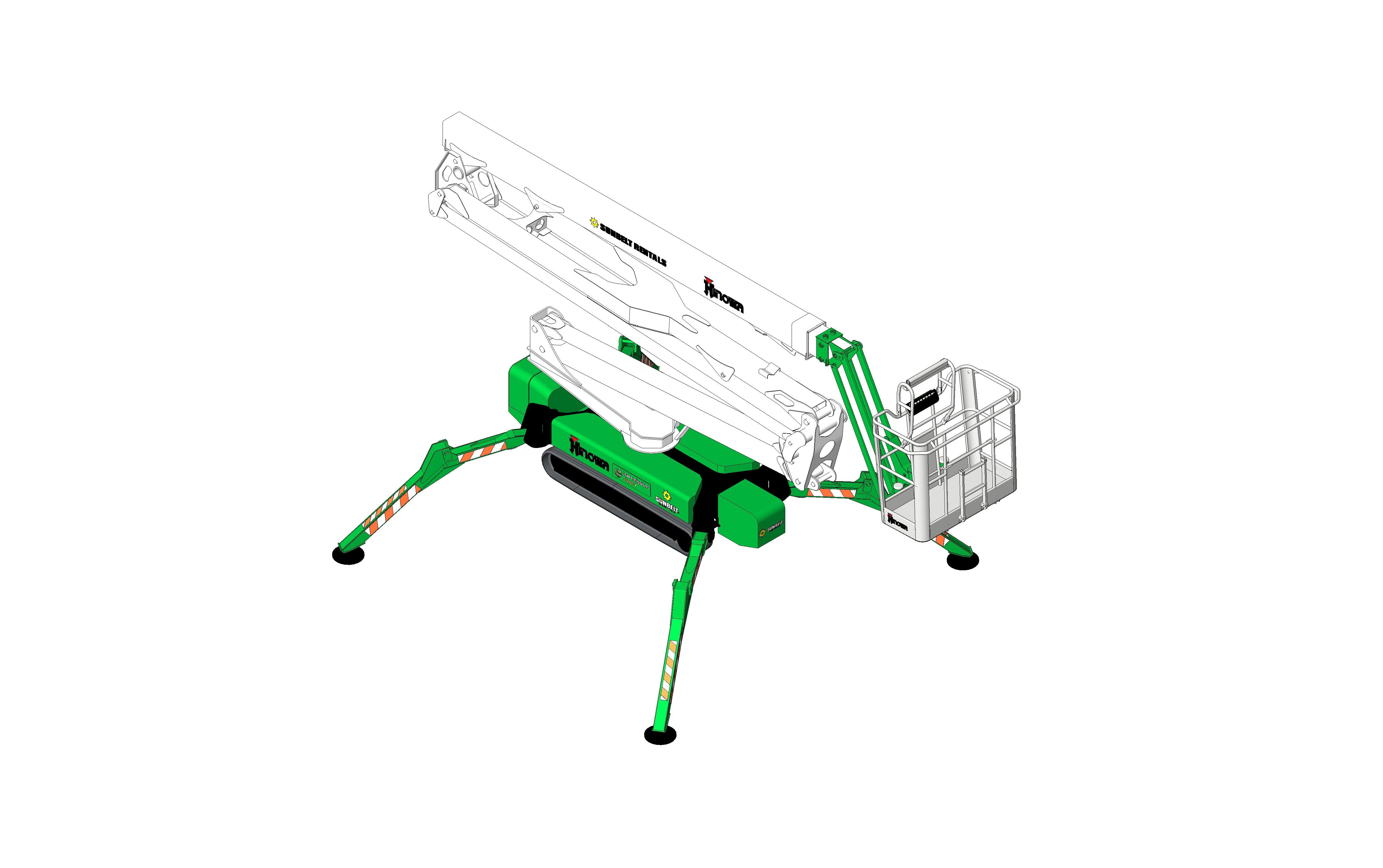Product: Sunbelt Rentals - Compact Crawler Boom - Hinowa Lightlift 26-14 (Diesel)