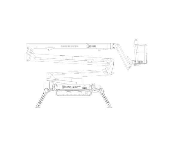 Product: Sunbelt Rentals - Compact Crawler Boom - Hinowa Lightlift 26-14 (Electric)