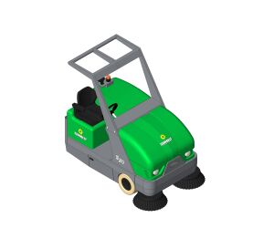 Product: Sunbelt Rentals - Compact Mid Sized Ride On Sweeper - Tennant S20