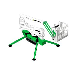 Product: Sunbelt Rentals - Compact Crawler Boom - Hinowa Lightlift 15-70 (Electric)