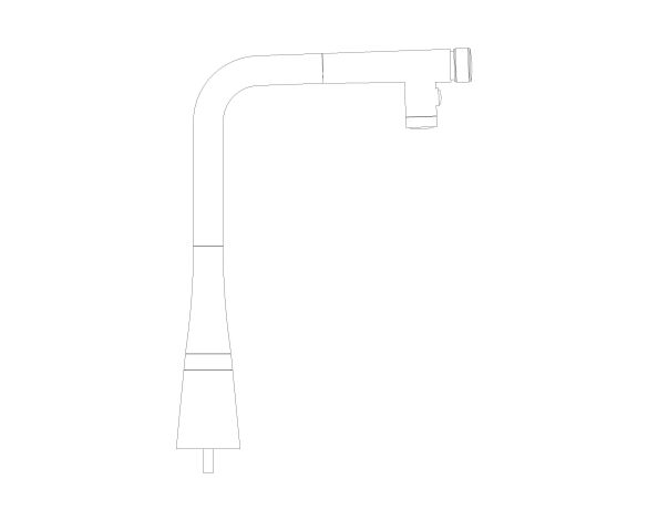 Product: ZEDRA Smart Control Sink L-Spout Dual Spray (31887DC0)