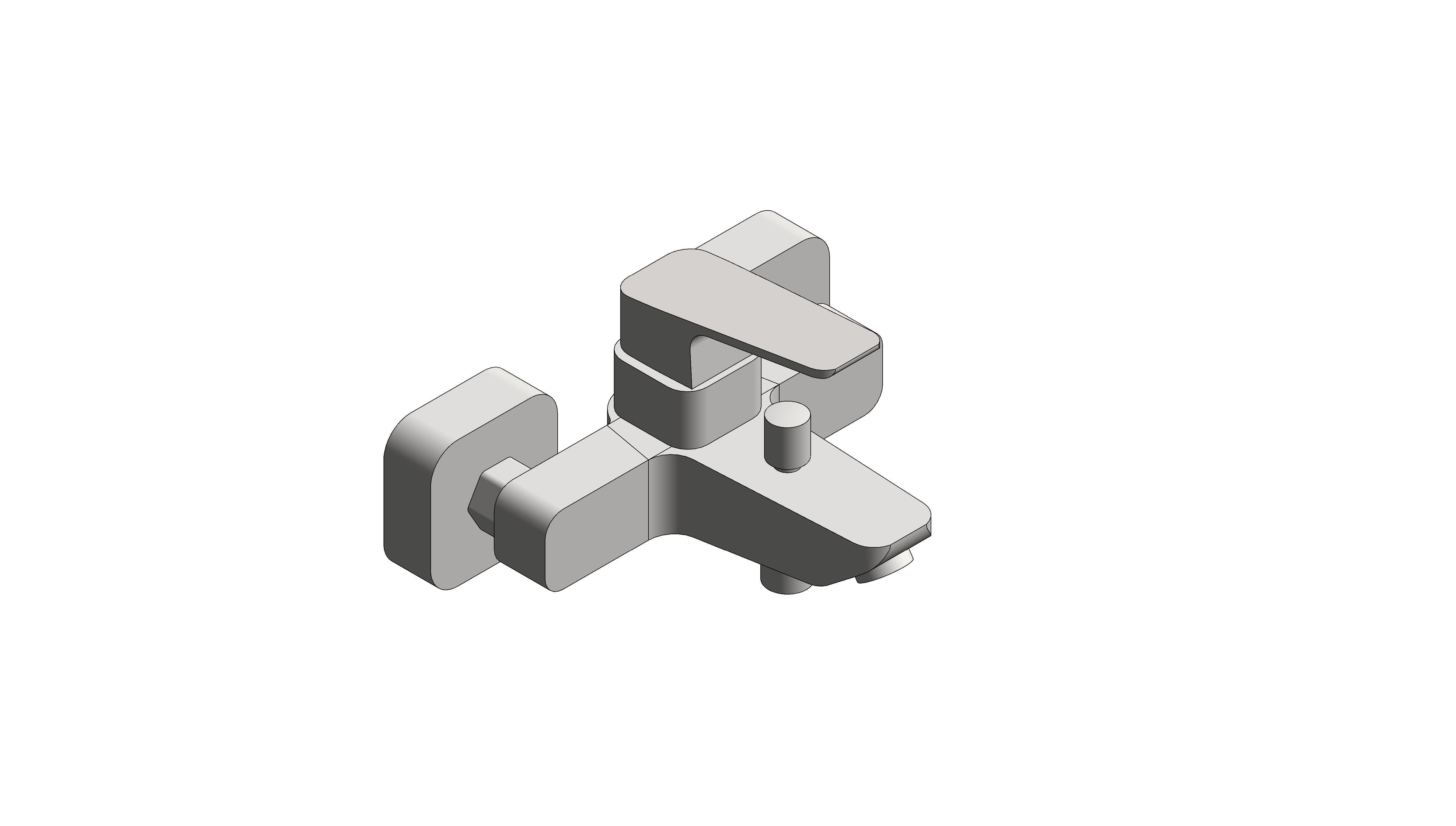 Product: CUBEO Single-Lever Bath Mixer (1018130000)