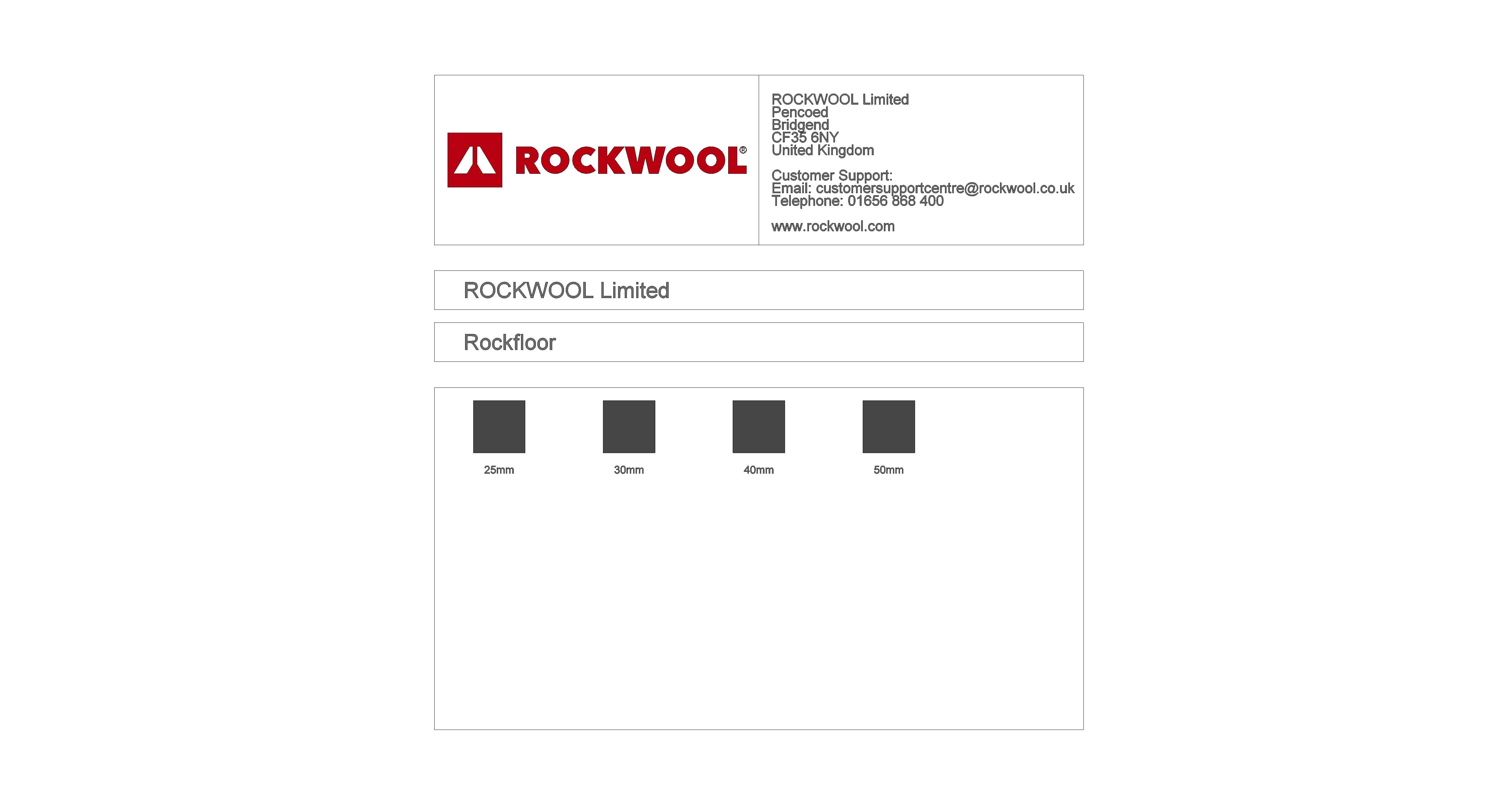 Product: Acoustic ROCKFLOOR®