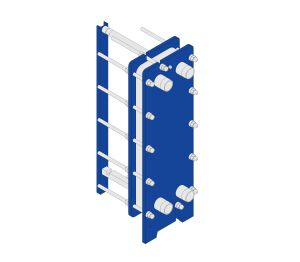 Instantaneous Bare Plate Heat Exchanger For Central Heating (85° Primary)