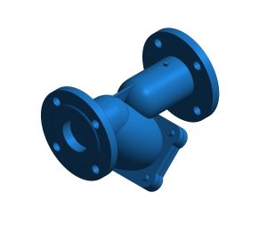 Product: ART 185TP - Flanged 'Y' Type Strainer with Tapping Points