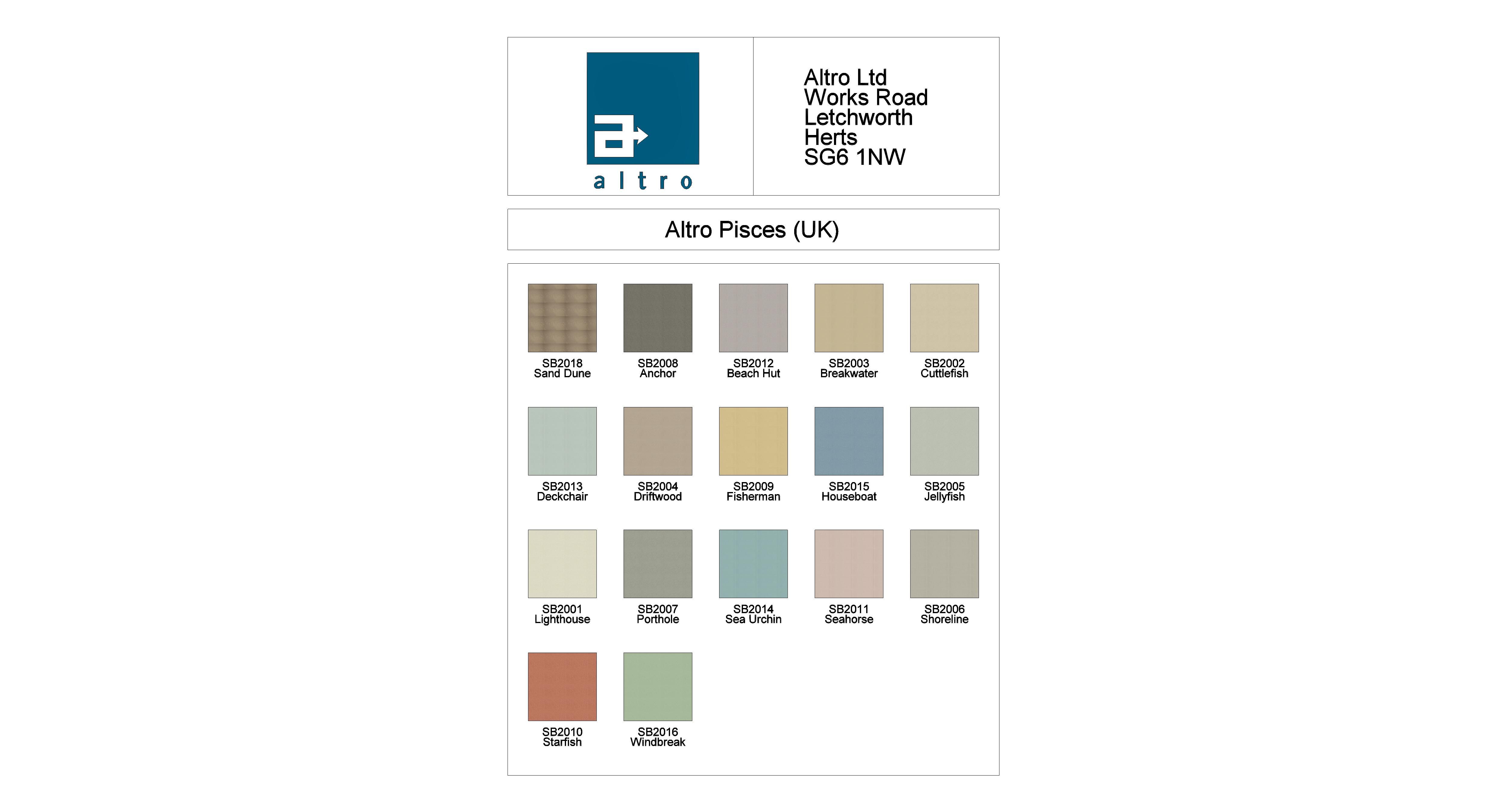 Product: Altro Pisces ™ Changing Room Flooring & Wet Environments