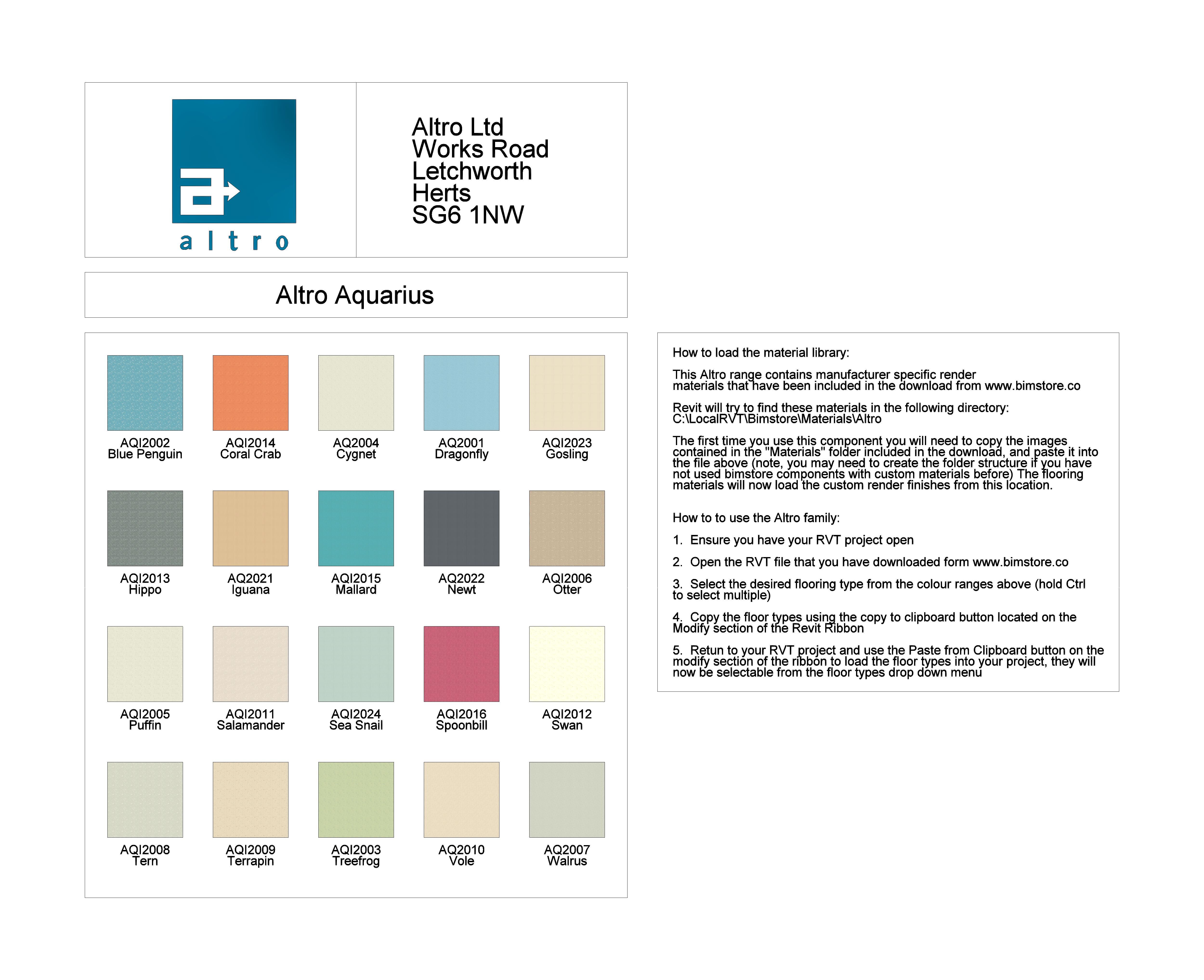Product: Altro Aquarius™ Wet Room Vinyl Flooring