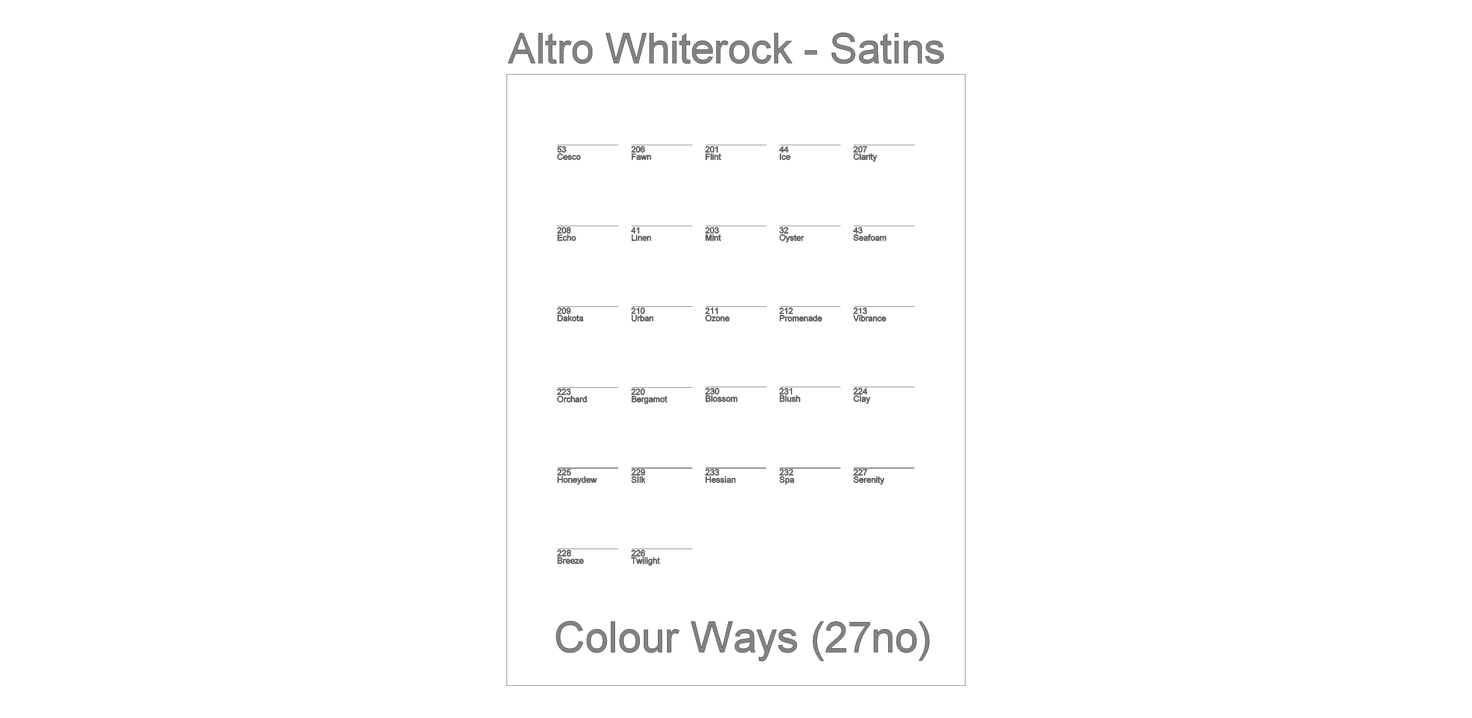 Image of Altro Whiterock Satins