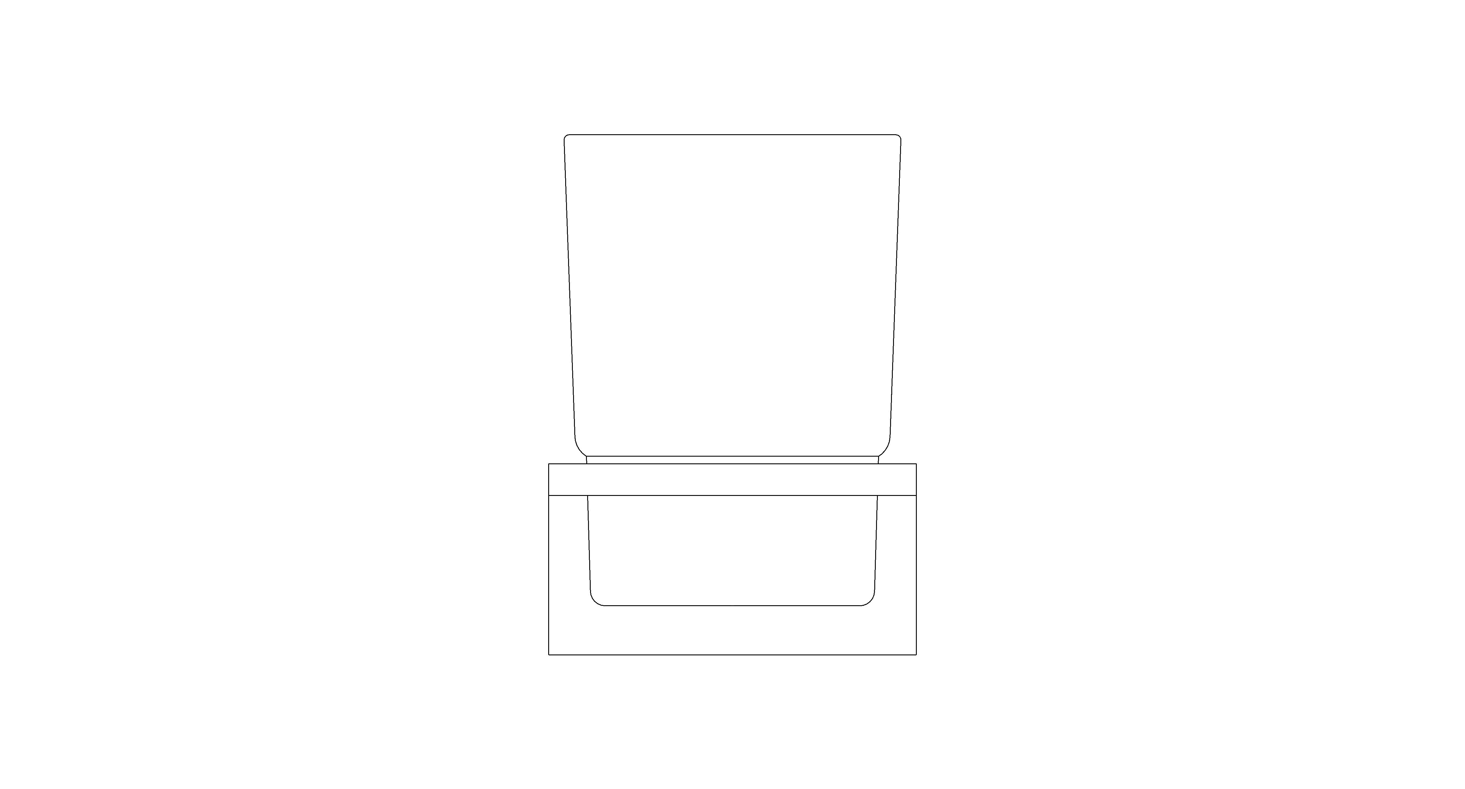 bimstore front image of American Standard - Acacia E Glass Holder - F51384-CHADY44