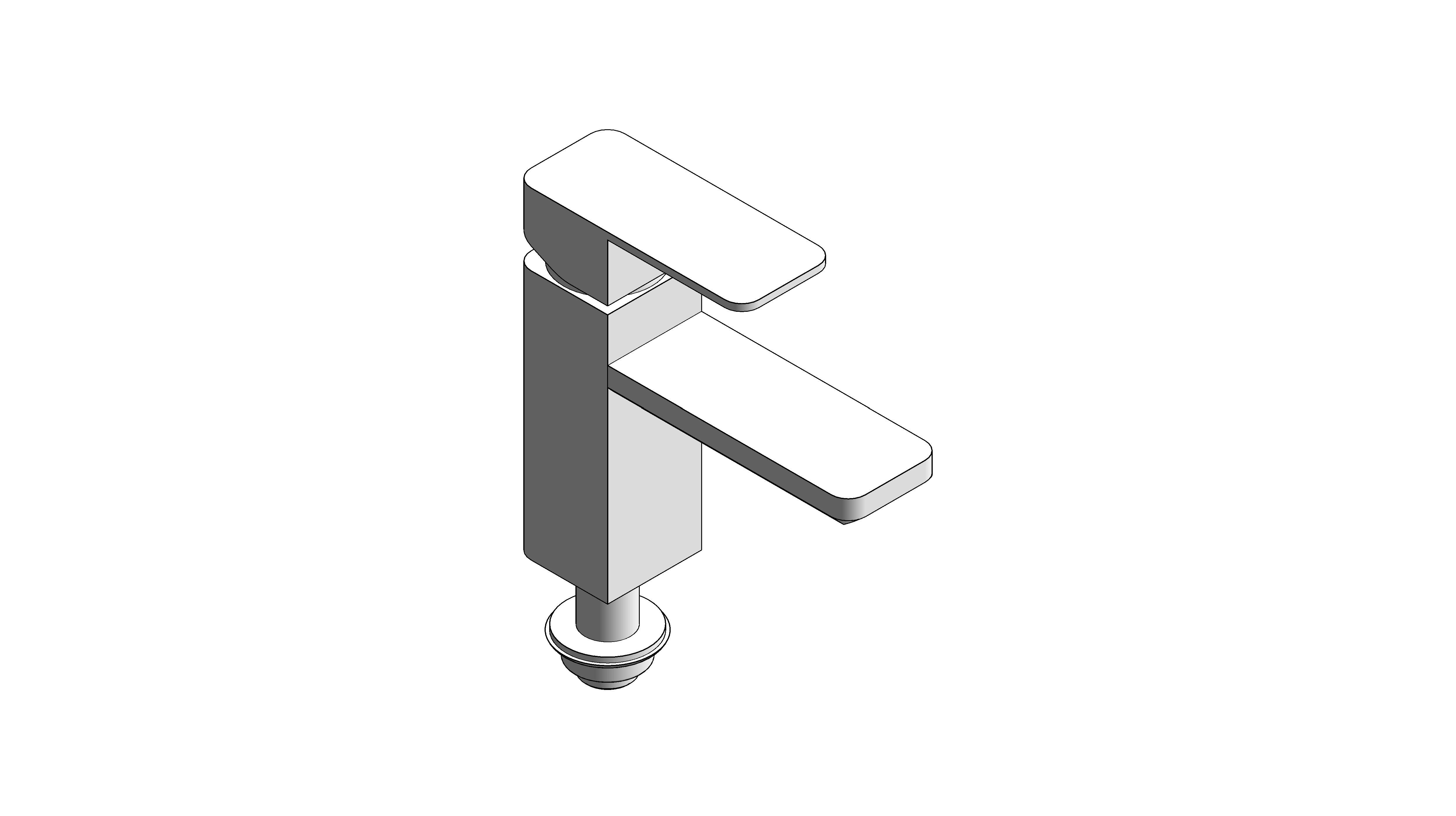 bimstore 3D image of the Acacia Evolution Basin Mono - FFAS1306-1T1500BT0 from American Standard