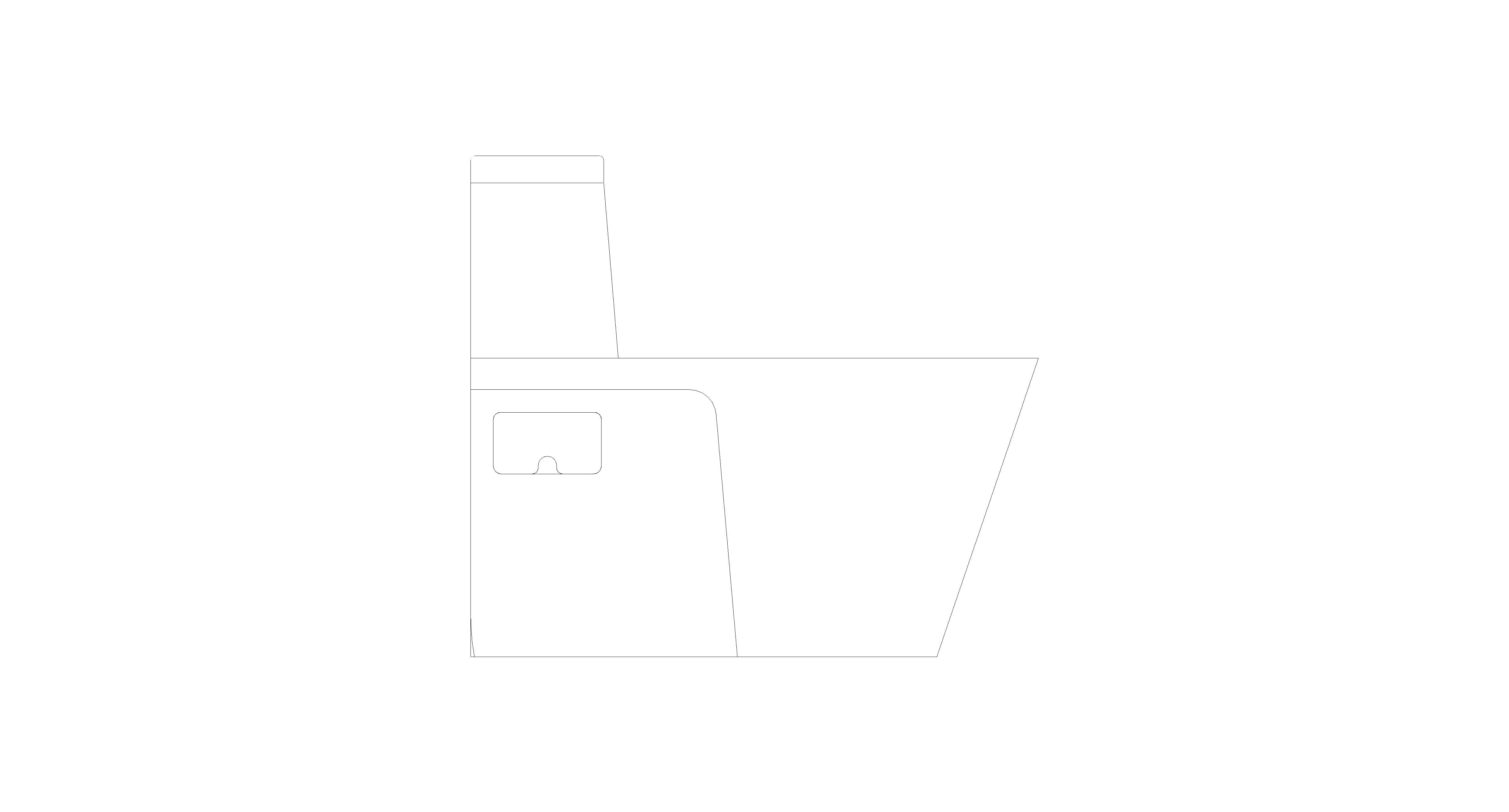 bimstore side image of the American Standard - Acacia Evolution One-Piece Toilet - CCAS1808-112041UV0