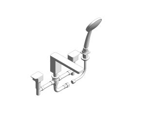 Product: Acacia Evolution Deck Mount Bath & Shower Mixer with Shower Kit - FFAS1300-601500BF0