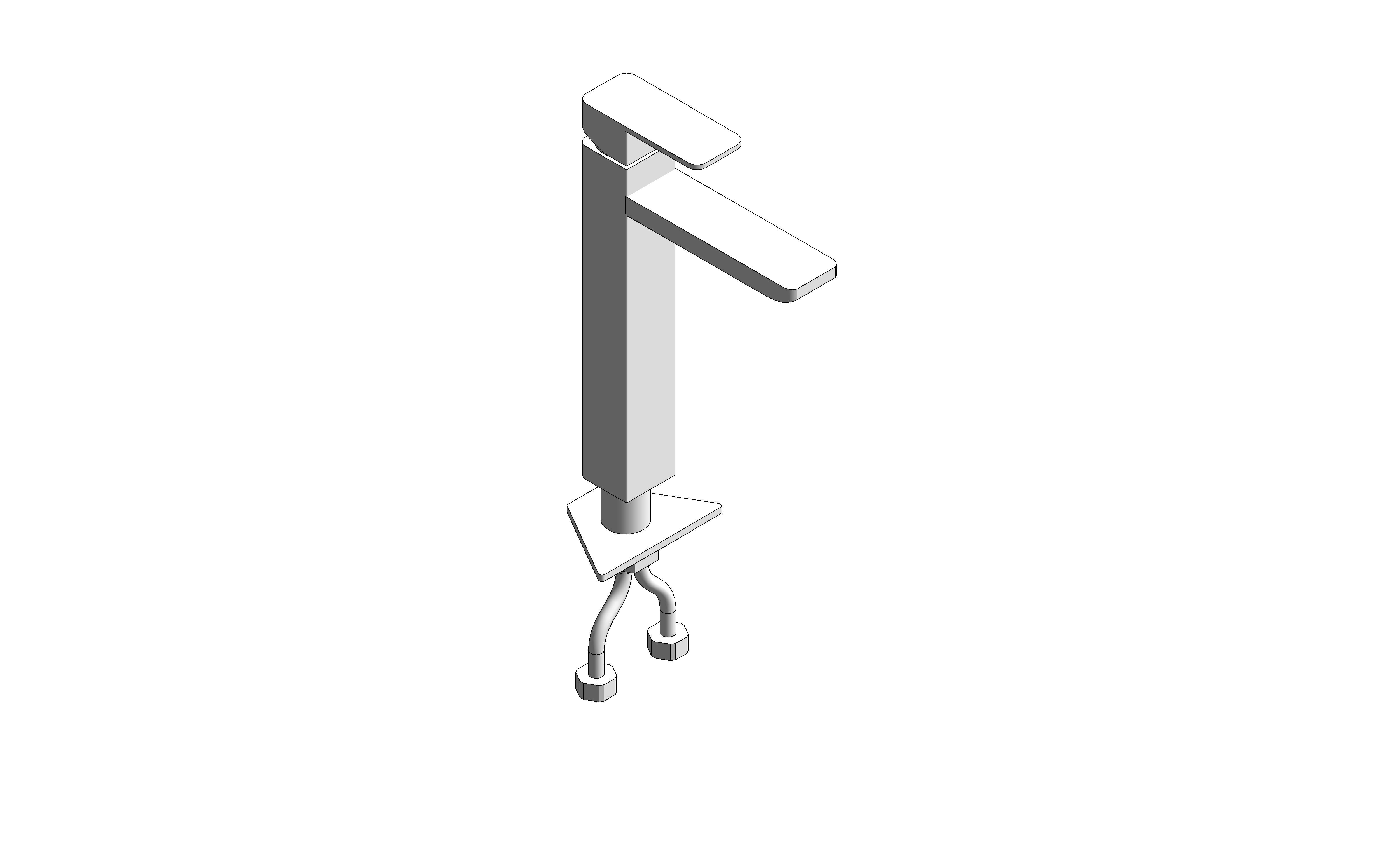 bimstore 3D image of the Acacia Evolution Extended Basin Mixer with Pop-up Drain - FFAS1302-101500BF0 from American Standard
