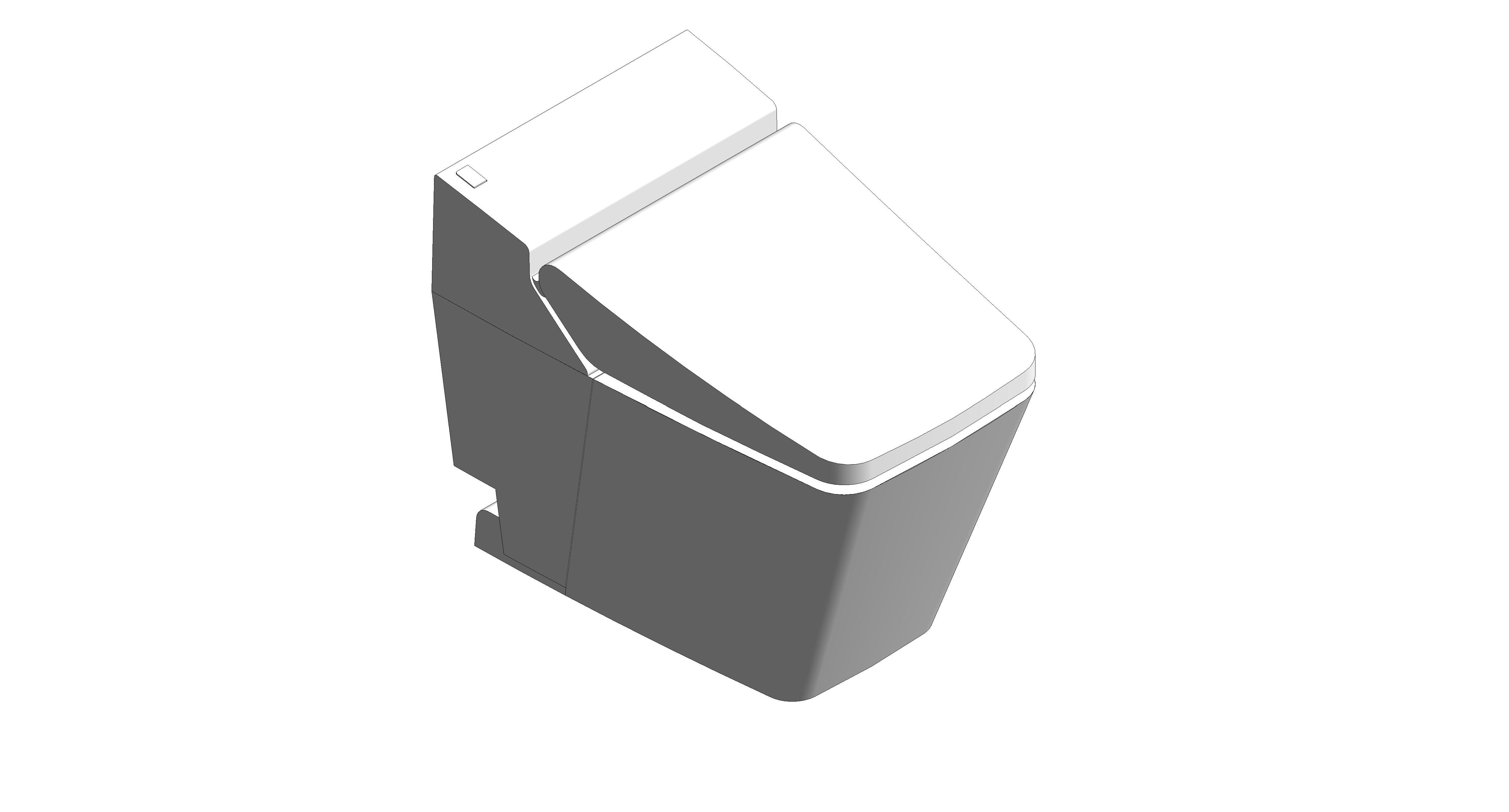 bimstore 3D image of the American Standard - Acacia Evolution Shower Toilet - CEAS5006-0000424C0