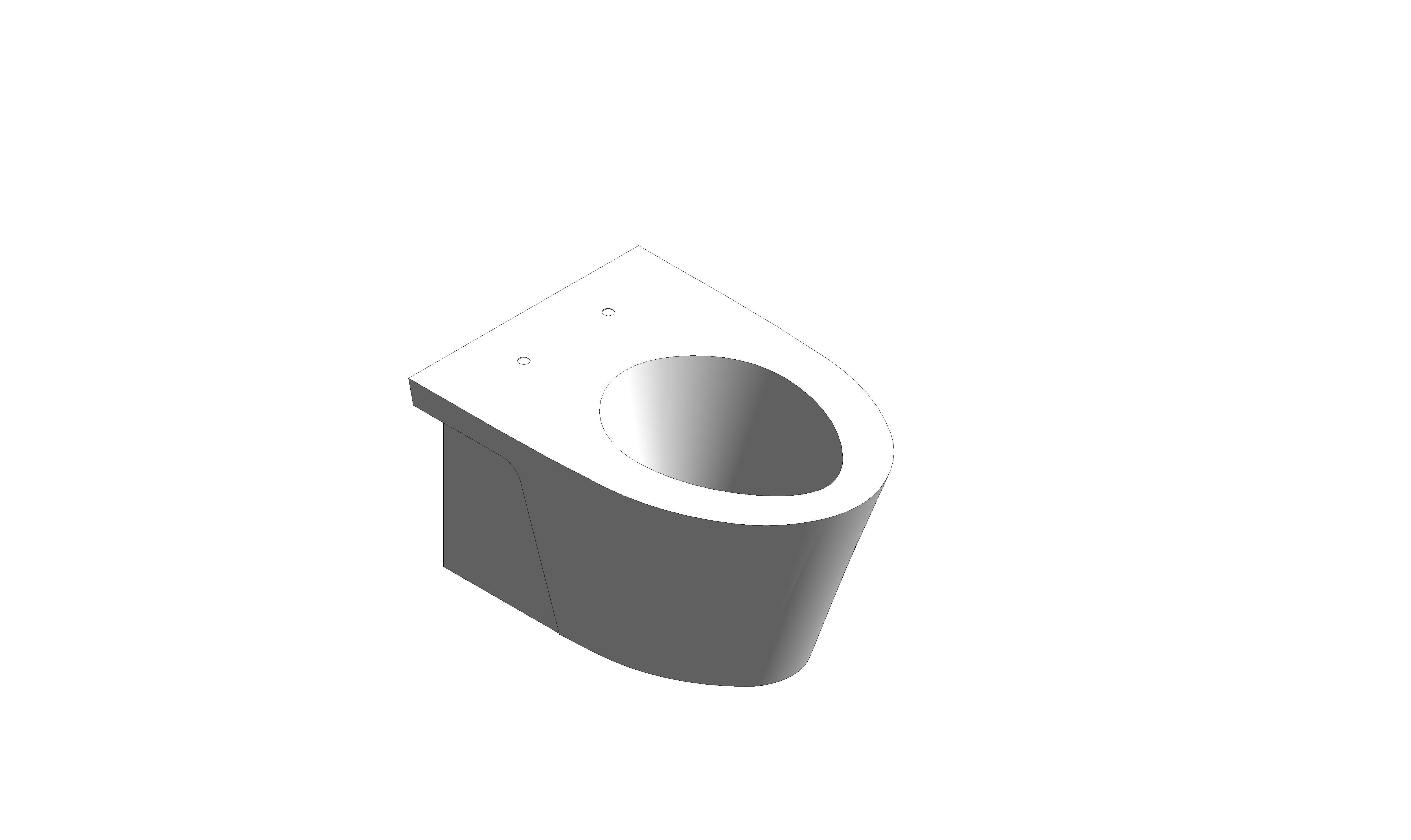 bimstore 3D image of the American Standard - Acacia Evolution Vortex Wall-Hung - CL3119B-6DACTPT