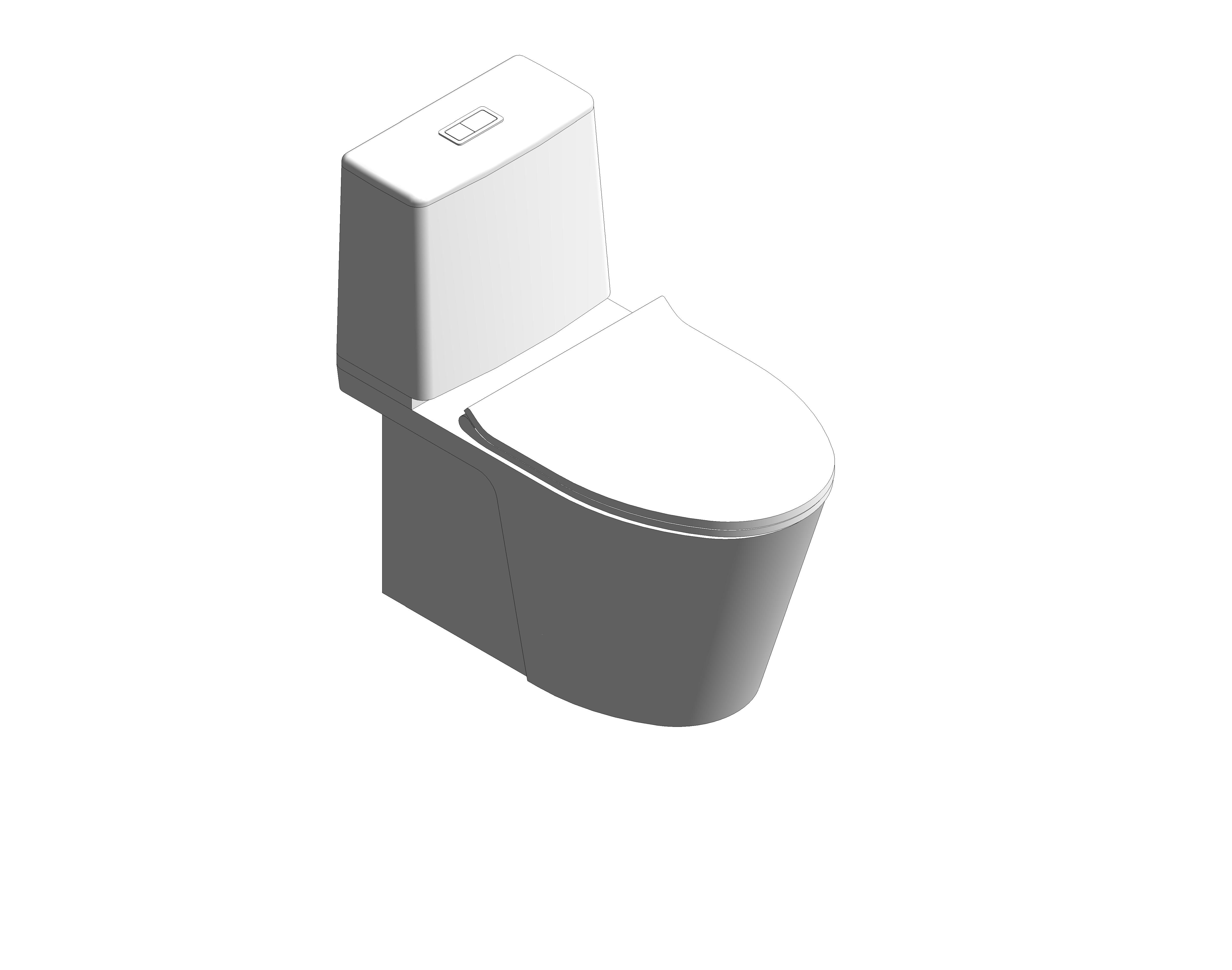 bimstore 3D image of the Acacia SupaSleek CC 2.6/4L CBR CP set WT - CL23075-6DACTCBT from American Standard