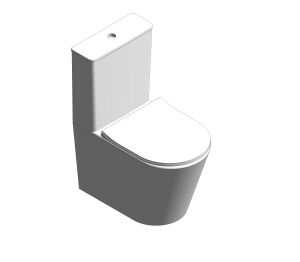 Product: Heron Hygiene Rim Back to Wall Toilet - Back Inlet