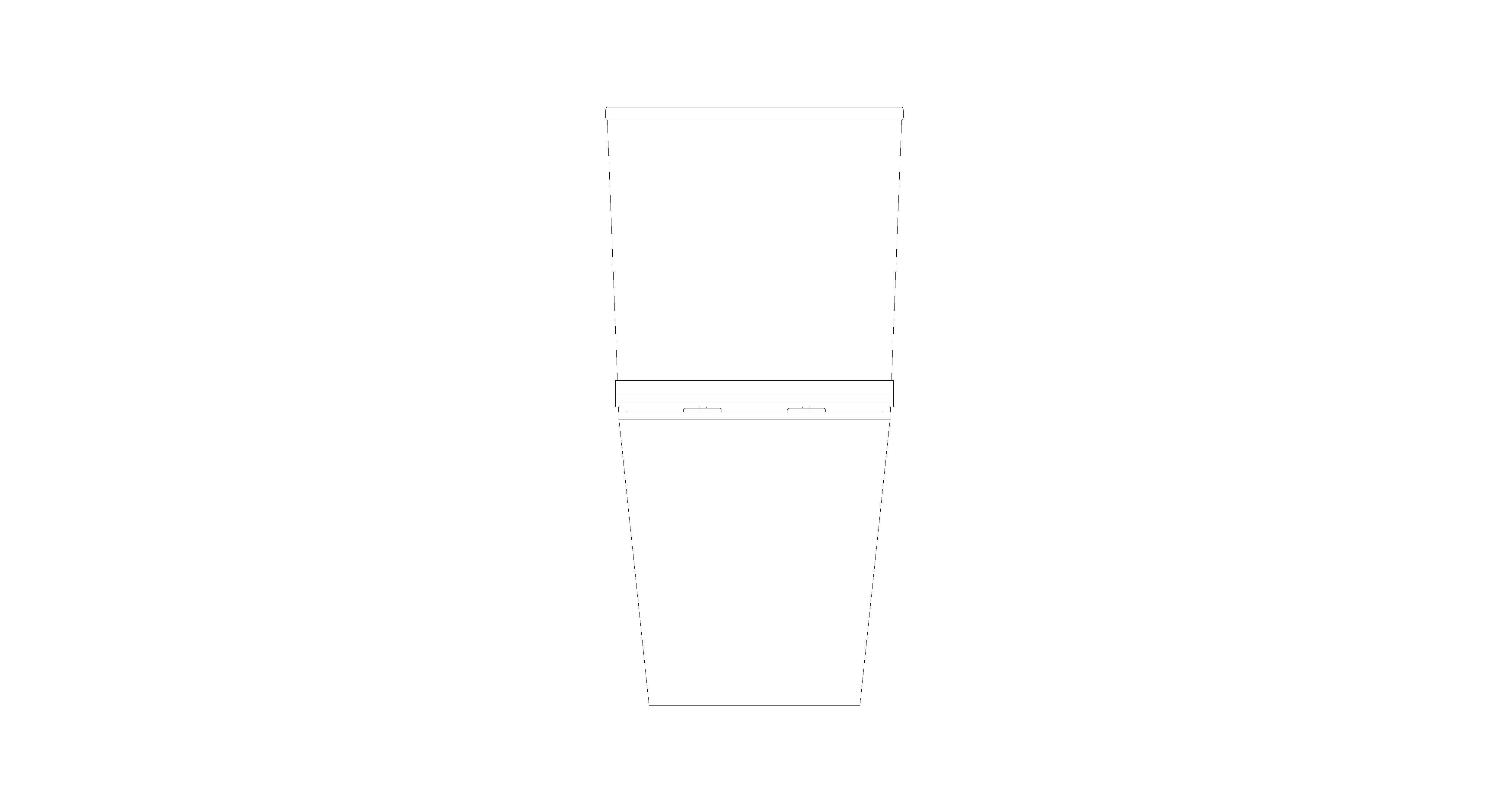 bimstore front image of American Standard - Heron Hygiene Rim Back to Wall Toilet - Bottom Inlet