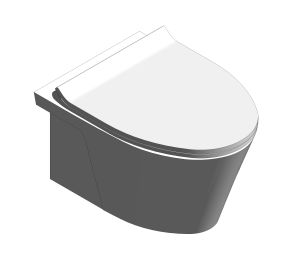 Product: Acacia SupaSleek Wall Hung Toilet - CL31197-6DACTPTB